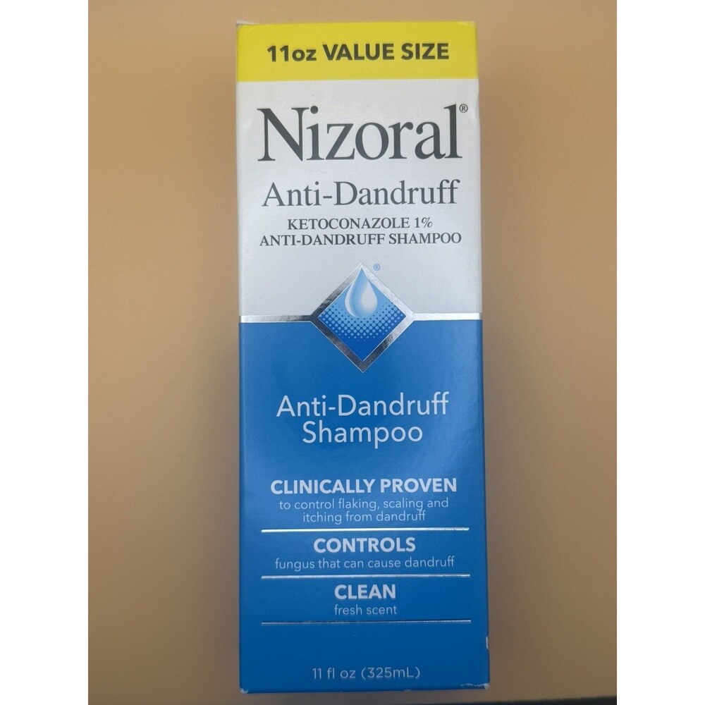 Nizoral Anti-Dandruff Shampoo Cleans & Controls Exp. 2025-10  11fl oz VALUE SIZE